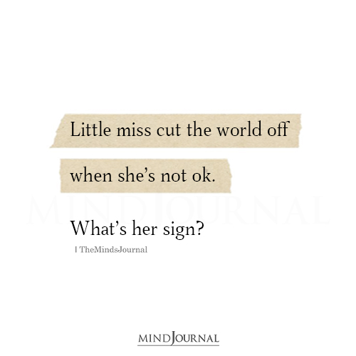 Little Miss Cut The World Off