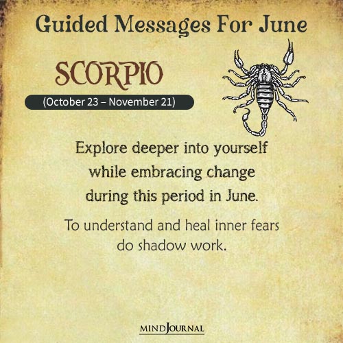 Scorpio Explore deeper into yourself