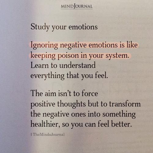 Study Your Emotions To Stay Positive