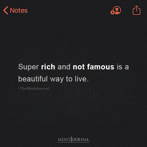 Super Rich And Not Famous