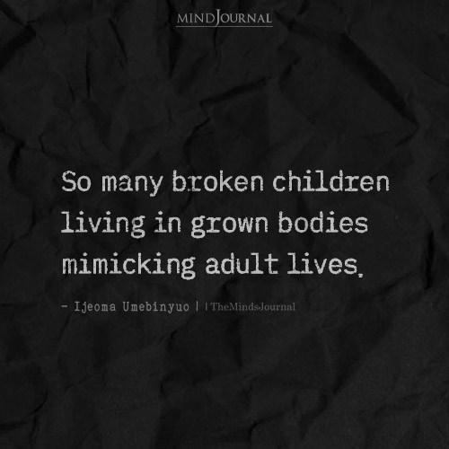 So Many Broken Children