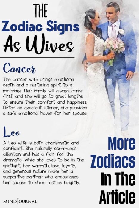 zodiac signs as wives