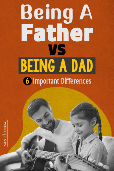 being a father and being a dad