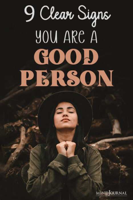 signs you are a good person