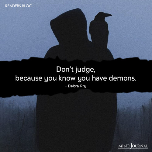 Do not judge