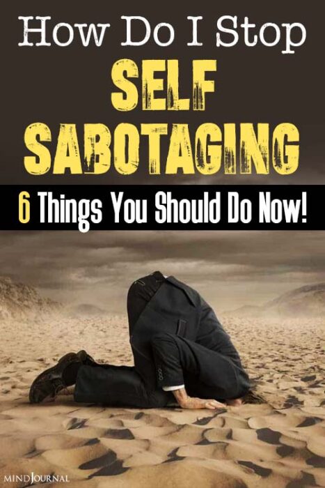 what does self sabotage mean