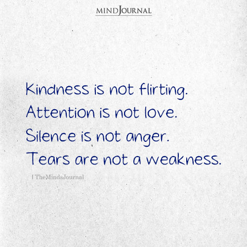 Kindness Is Not Flirting