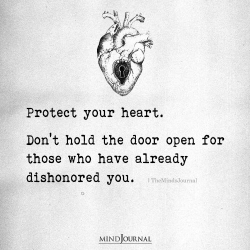 Protect Your Heart From Being Hurt