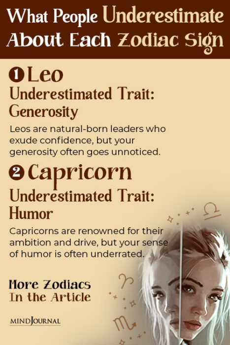 what people underestimate about each zodiac sign