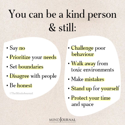 You Can Be A Kind Person Even With Your Boundaries