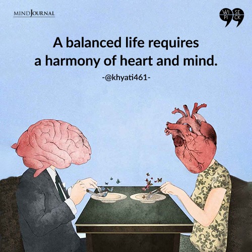 khyati a balanced life requires