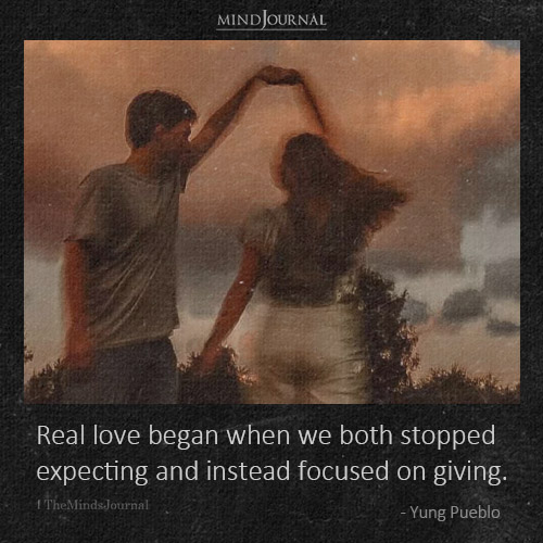 Real Love Began When We Both Stopped