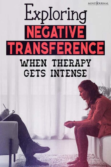 what is negative transference