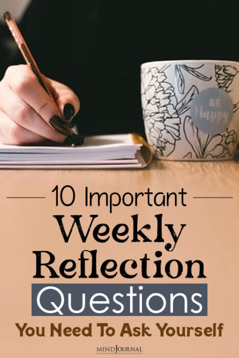 weekly reflection