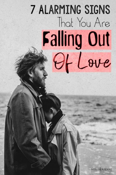 signs you are falling out of love