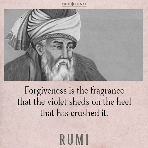 Forgiveness is the fragrance