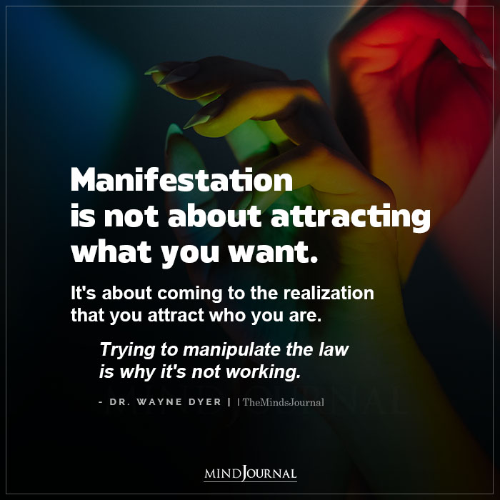 signs someone is manifesting you