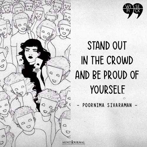 Poornima Sivaraman Stand out in the crowd