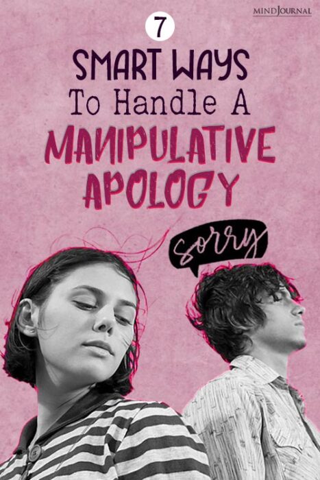 manipulative apology