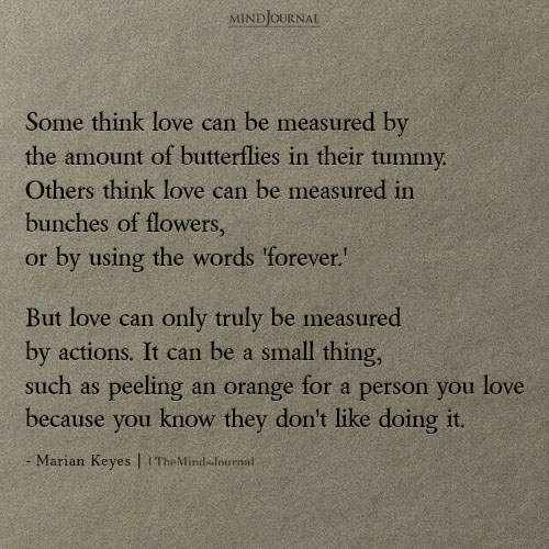 Some Think Love Can Be Measured By The Amount Of Butterflies In Their Tummy: Marian Keyes Quote