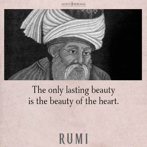 The only lasting beauty is the beauty