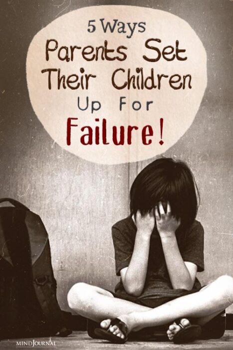 parents set their children up for failure