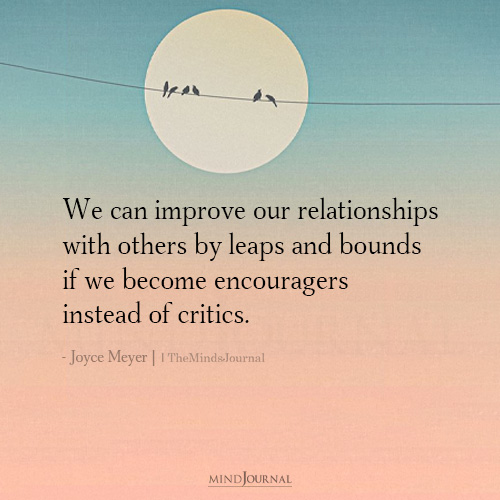 We Can Improve Our Relationships With Others: Joyce Meyer Quote