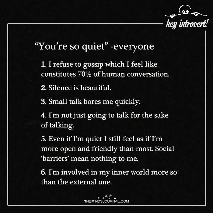 quiet introvert