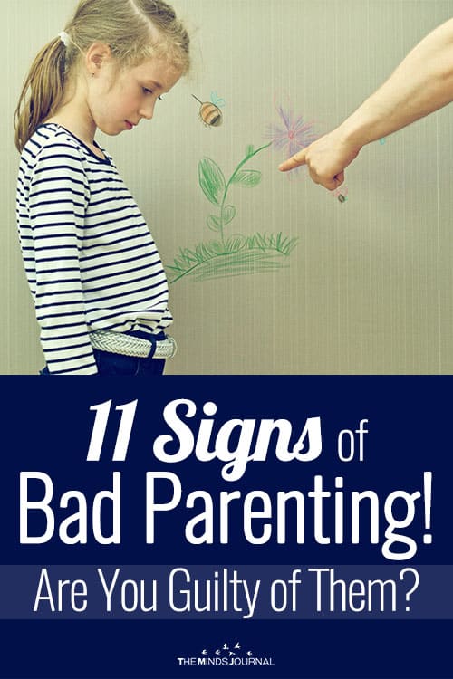 signs of bad parenting