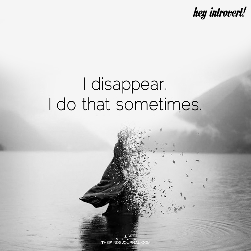 I Disappear