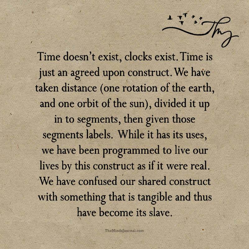 Time doesn’t exist