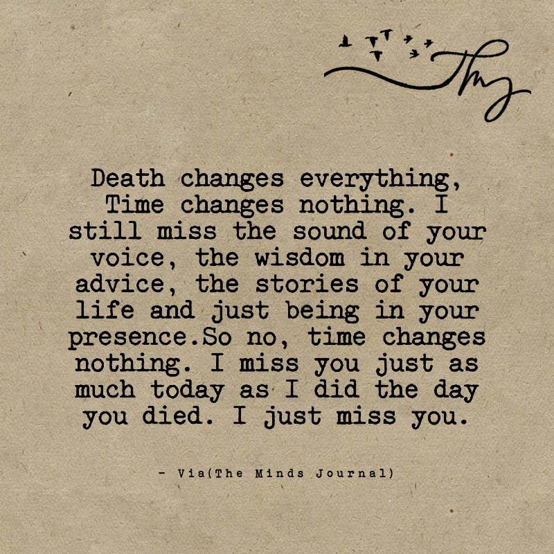 Death Changes Everything