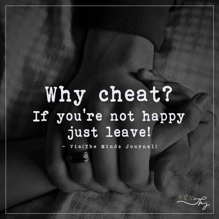 Why cheat?