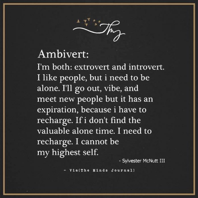 outgoing introvert