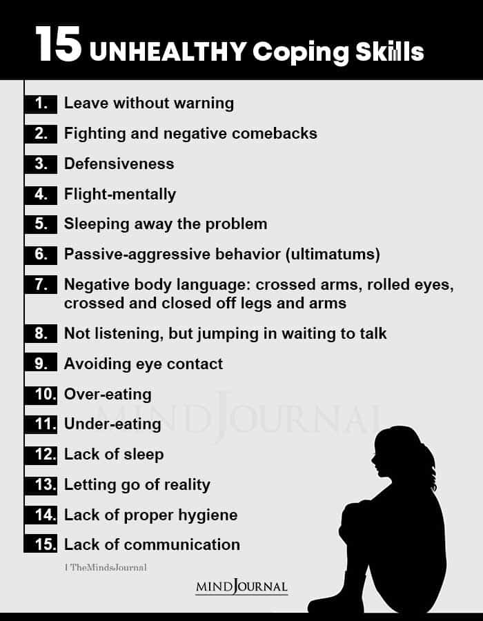 15 Unhealthy Coping Skills 1