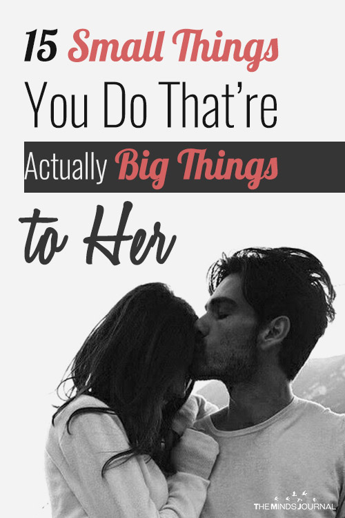 small things that mean a lot