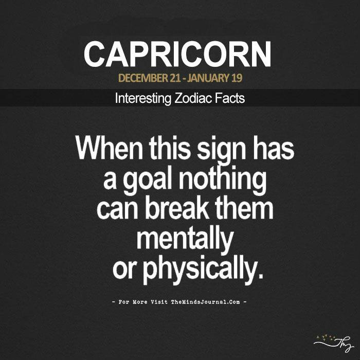 Personality Traits Of Capricorn