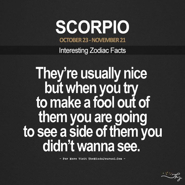 Personality Traits Of Scorpio