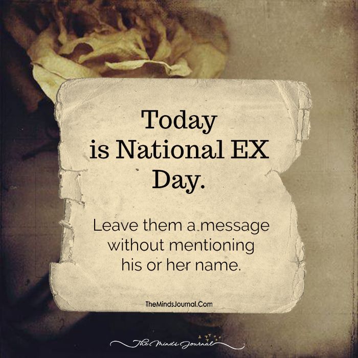 Leave A Message For Your Ex