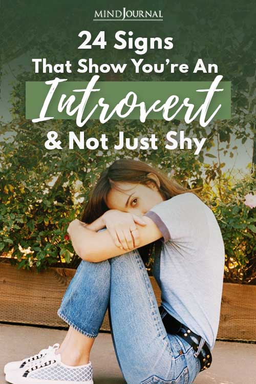 Signs you are an introvert