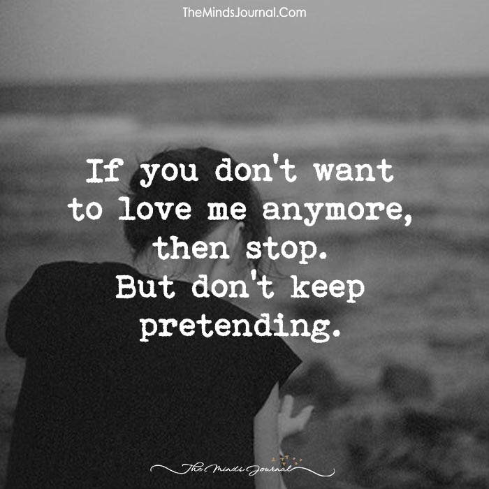 Stop Pretending