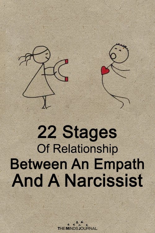 22 Stages of Relationship Between An Empath and A Narcissist