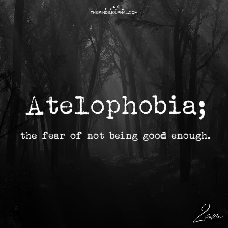 Atelophobia