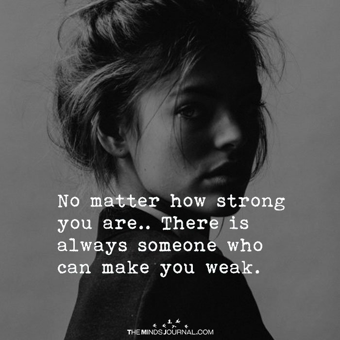No Matter How Strong You Are