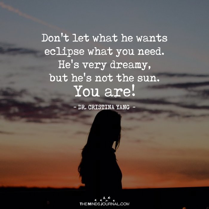 Don’t Let What He Wants