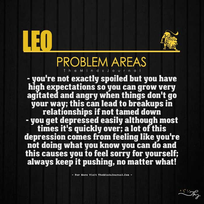 problem areas of each zodiac sign