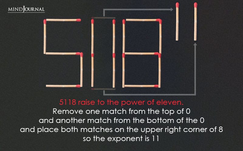 5118 raise to the power of eleven