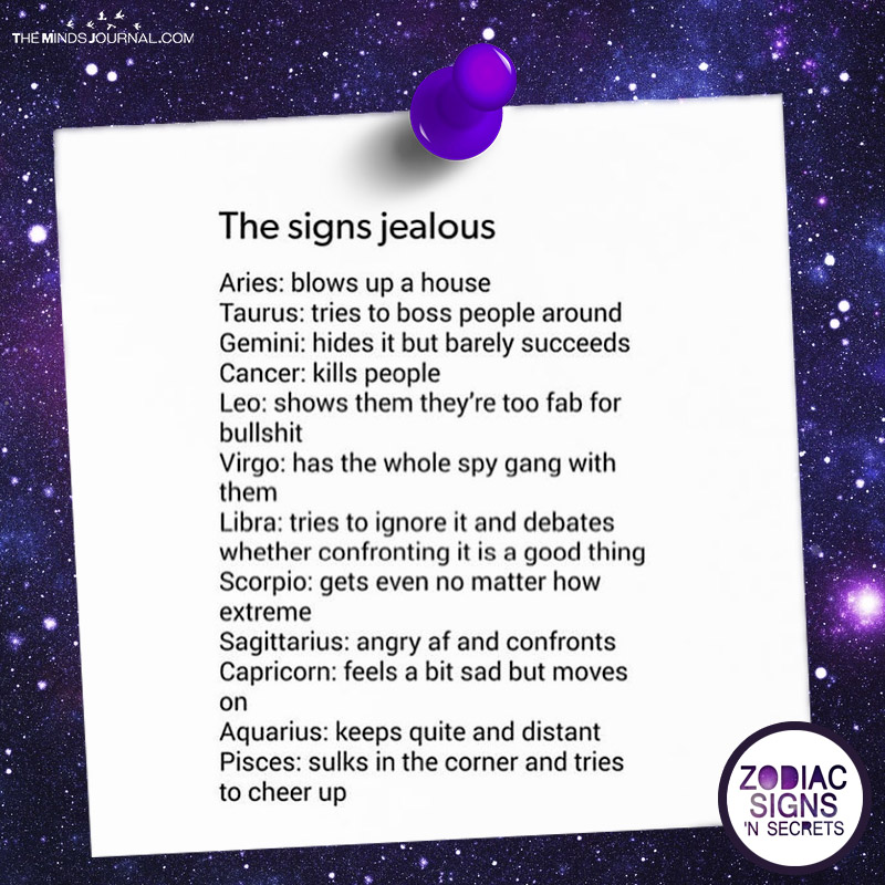 The Signs Jealous