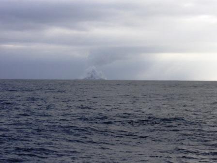 an underwater volcano