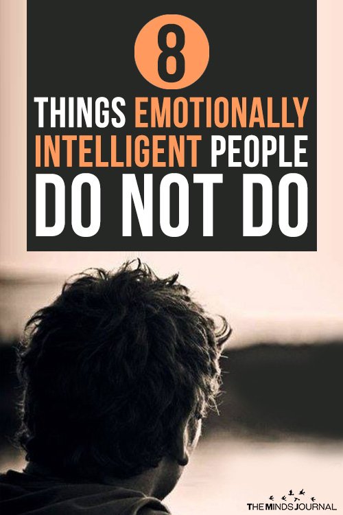 emotionally intelligent people never do